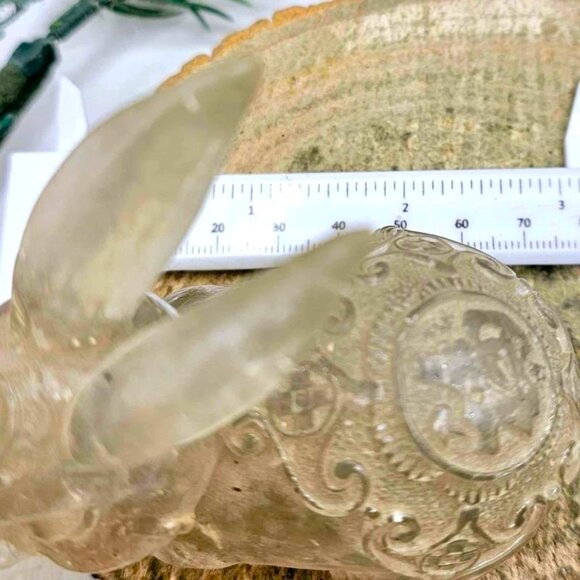 Nature Crystal Chips Resin Blessing Fortune Big Rabbit  Figure - Picture 6 of 10